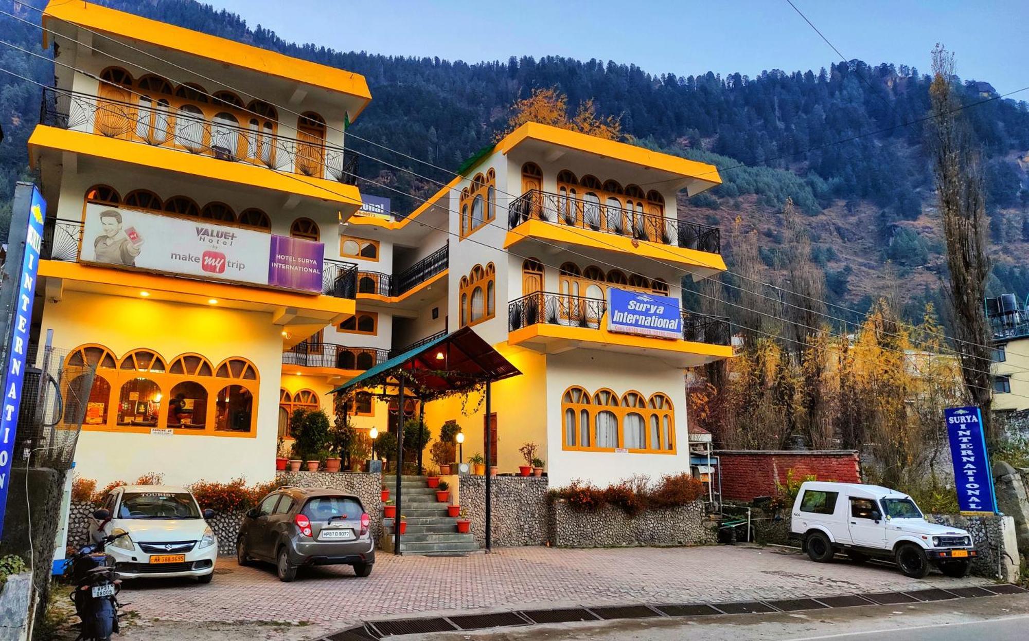 Surya International Hotel Manali Near Mall Road Exteriér fotografie